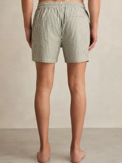 Reiss Bay Seersucker Stripe Swim Shorts^ Swimwear