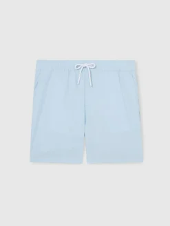 Best Reiss Soft Blue Cliff Drawstring Swim Shorts