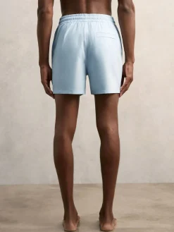Best Reiss Soft Blue Cliff Drawstring Swim Shorts