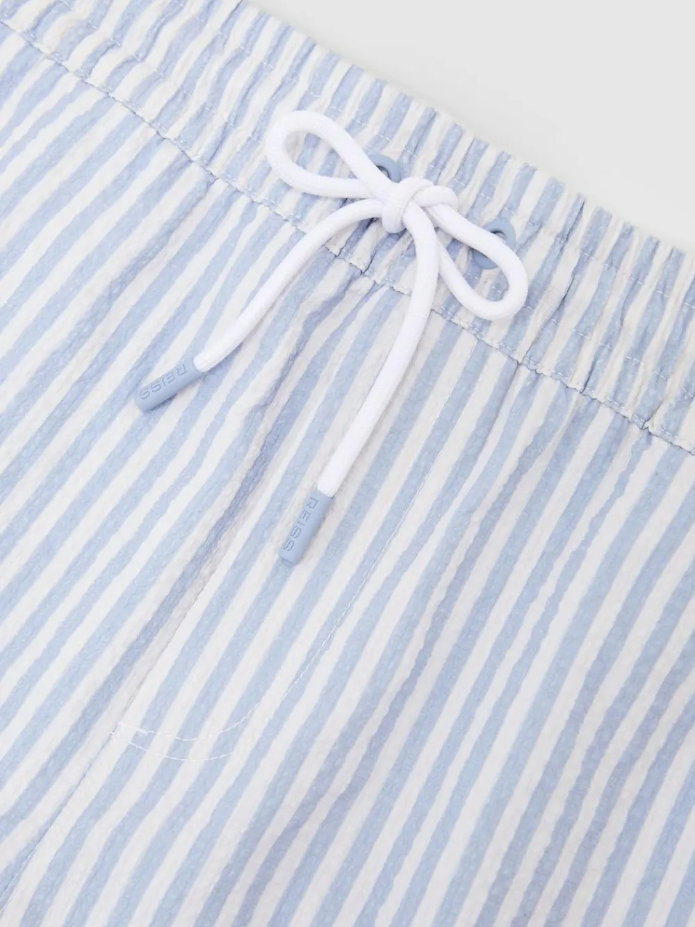 Clearance Reiss Soft Blue/White Bay Swim Shorts