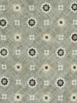 Sale Reiss Cosimo Silk Floral-Medallion Tie Soft Sage