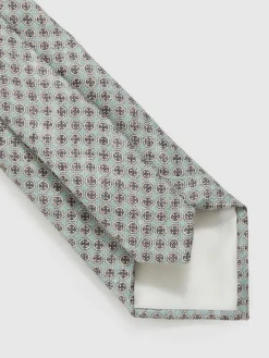 Reiss Santo Silk Medallion-Print Tie^ Ties & Pocket Squares