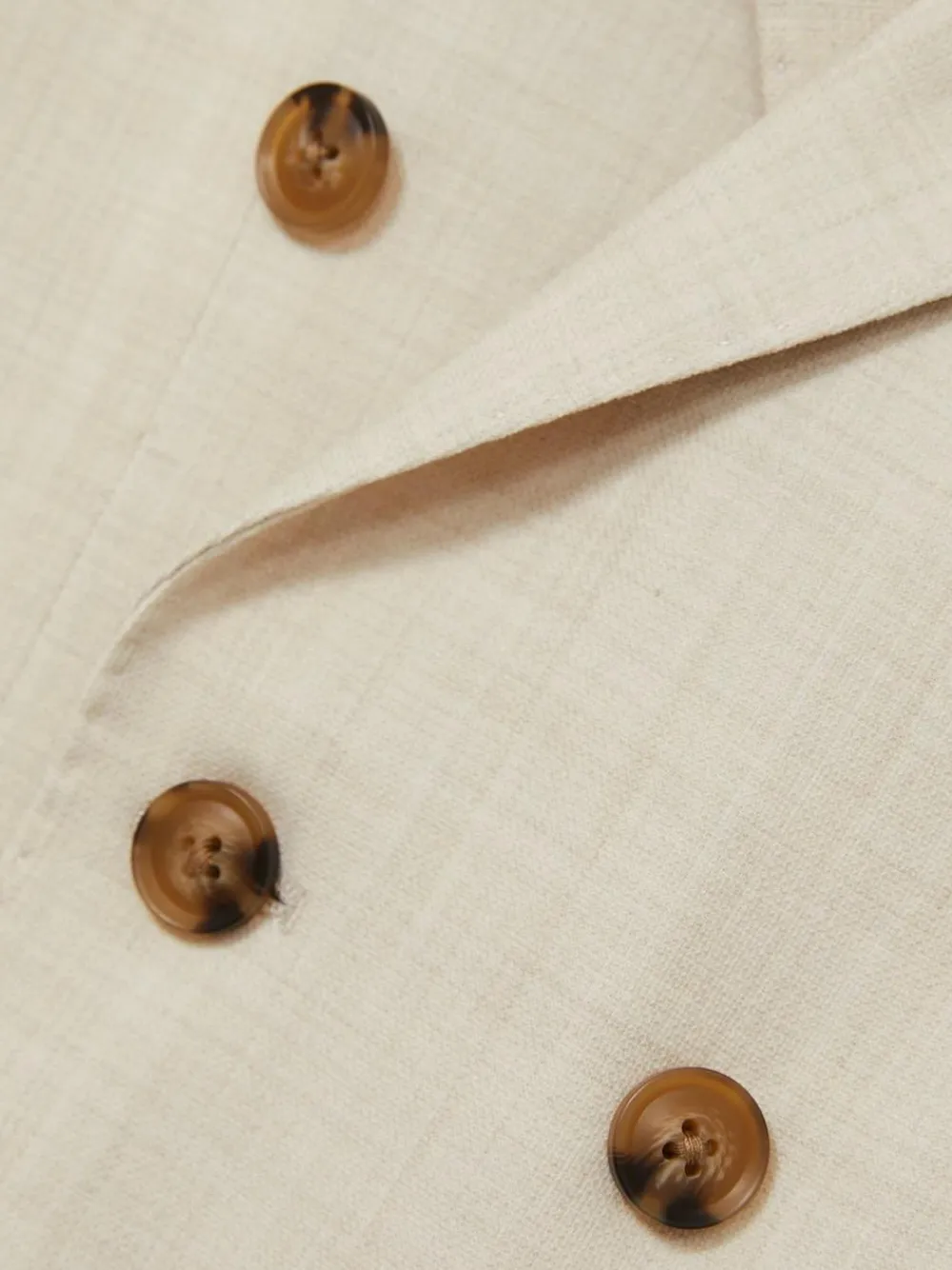 Reiss Stone Belmont J 3-9 yrs Double-Breasted Textured Blazer With Wool^BOY Suits & Vest