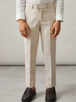 Reiss Stone Belmont T 3-9 yrs Slim-Fit Trousers With Wool^BOY Joggers|Pants & Chinos