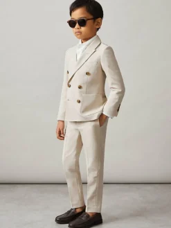 Reiss Stone Belmont T 9-13 yrs Slim-Fit Trousers With Wool^BOY Pants & Leggings|Pants & Chinos