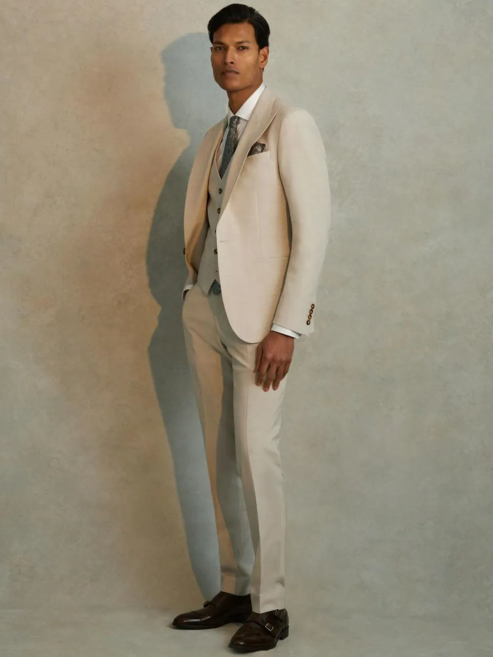 Online Reiss Stone Belmont W Tailored-Fit Single-Breasted Waistcoat