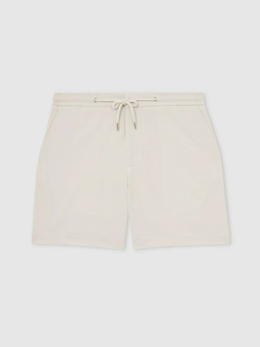 Best Reiss Newmark Textured Drawstring Shorts Stone