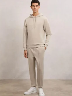 Sale Reiss Stone Premier Stretch-Jersey Tailored Joggers