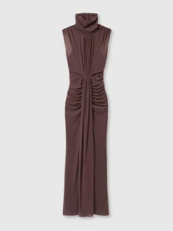 Reiss Daniella Ruched Sleeveless Maxi Dress^Women Maxi Dresses