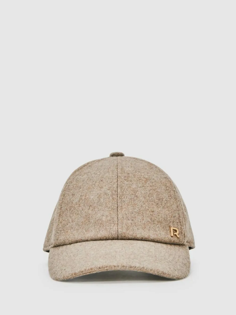 Hot Reiss Fiona Wool-Blend Flannel Baseball Cap Taupe