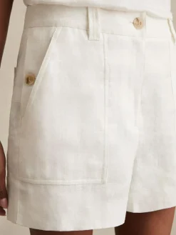 Reiss Ashby Linen Shorts^Women Shorts