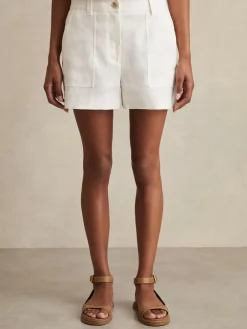 Reiss Ashby Linen Shorts^Women Shorts
