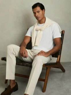 Reiss White Bless Cotton Crew Neck T-Shirt^ Tops & T-Shirts