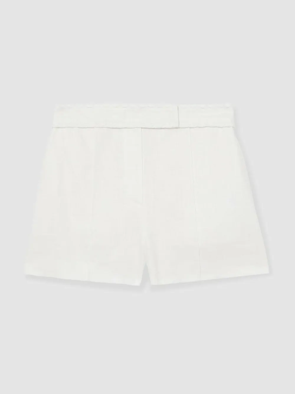 Reiss Fawn Linen Whipstitch Shorts^Women Shorts