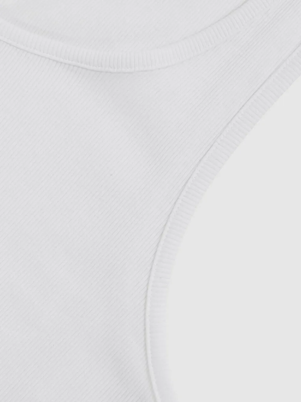 Reiss Jaden Stretch-Cotton Ribbed Vest^ Loungewear