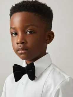 Hot Reiss White Marcel 9-13 yrs Cotton Slim-Fit Dinner Shirt