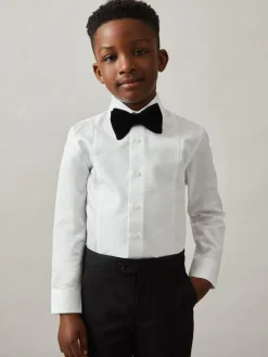 Hot Reiss White Marcel 9-13 yrs Cotton Slim-Fit Dinner Shirt