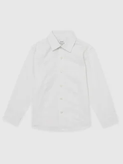 Clearance Reiss White Marcel 3-9 yrs Cotton Slim-Fit Dinner Shirt