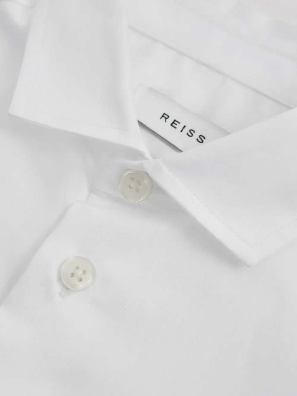 Reiss White Remote 4-9 yrs Slim-Fit Cotton Shirt^BOY Shirts