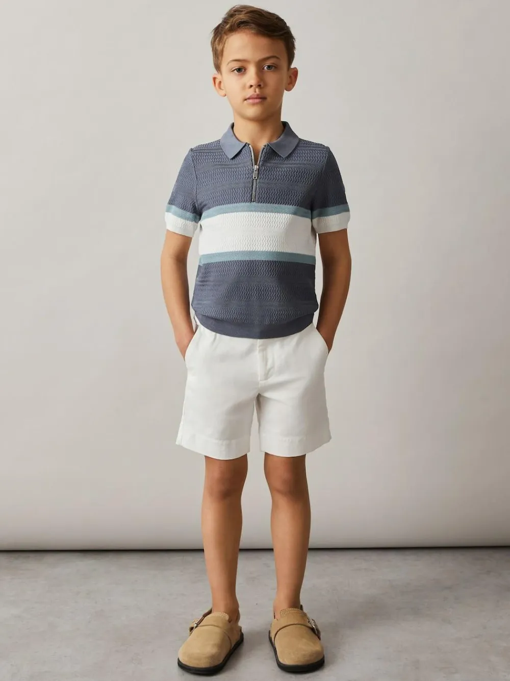 Reiss Wicket 3-9 yrs Cotton Chino Shorts with Stretch^ Shorts