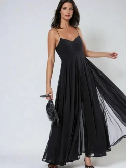 Discount Religion Black Infamous Olsen Full Layer Maxi Dress