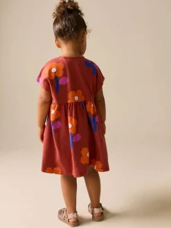 Best Next Jersey Dress (3mths-7yrs) Retro Orange