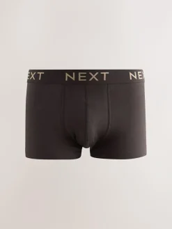 Next Rich Colour 10 pack Cotton Rich Blend Hipsters Boxers^ Underwear|Underwear