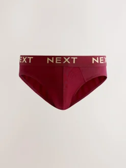 Next 5 Pack Cotton Rich Briefs Rich colour Red/Green/Blue