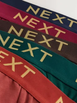 Next 5 Pack Cotton Rich Briefs Rich colour Red/Green/Blue