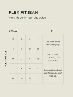 Next High Rise FlexiFit Stretch Pull On Wide Leg Jeans^Women Jeans|Jeans