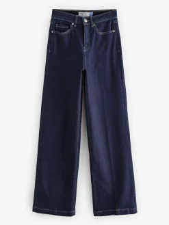 Best Next Hourglass Wide Leg Jeans Rinse Blue