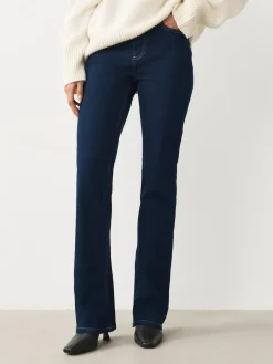 Online Next Mid Rise Stretch Bootcut Jeans Rinse Blue