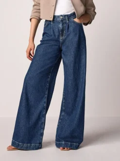 Next Palazzo Wide Leg Jeans^Women Jeans|Jeans