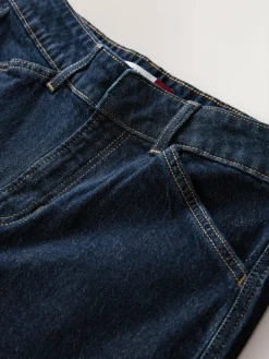 Clearance Next Wide Leg Barrel Denim Jeans Rinse Blue