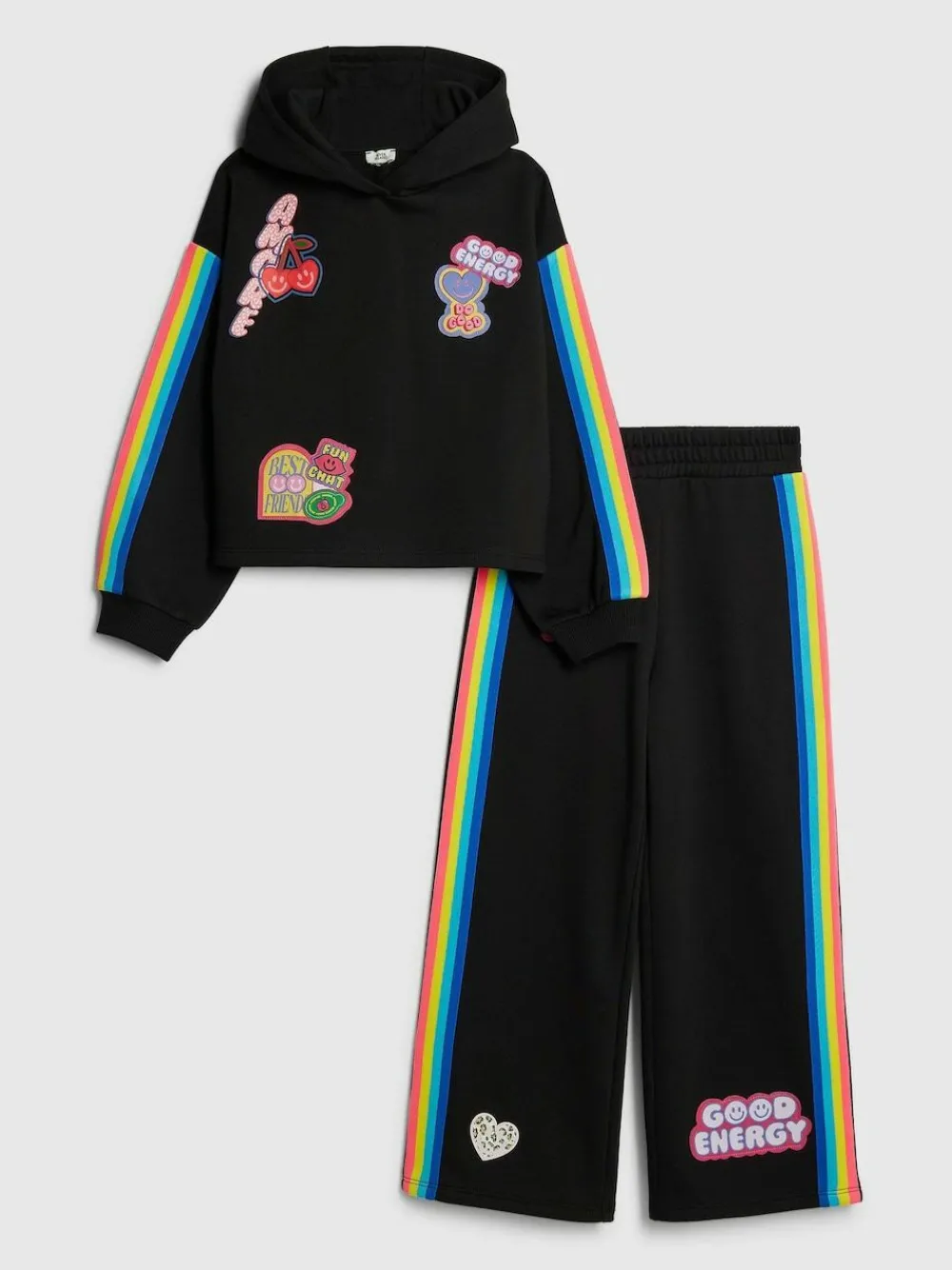 River Island Badge Hoodie & Jogger Set^ Sweatshirts & Hoodies