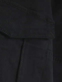 Outlet River Island Black Cargo Trousers