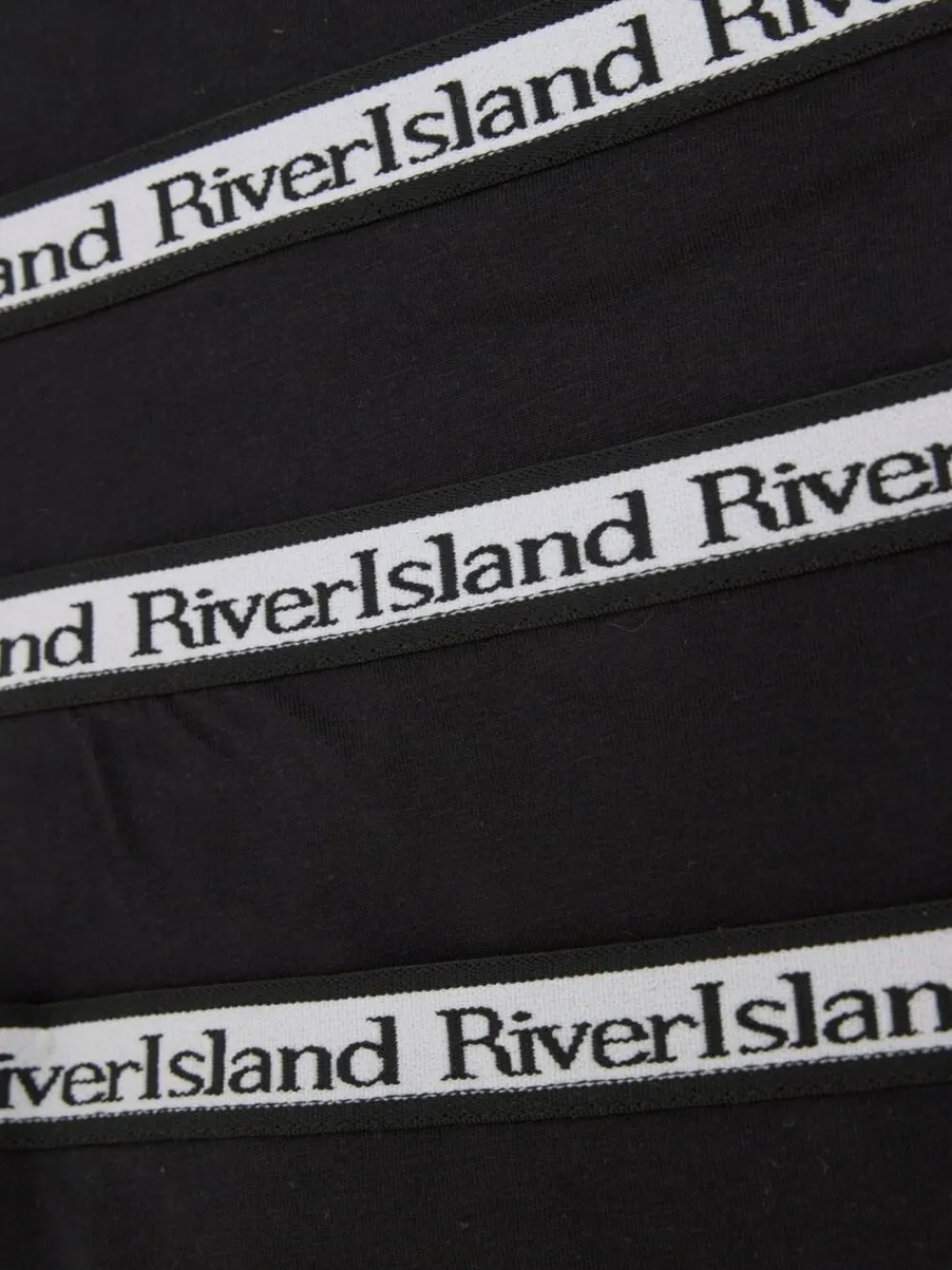 New River Island Black Girls Hipster Briefs 5 Pack