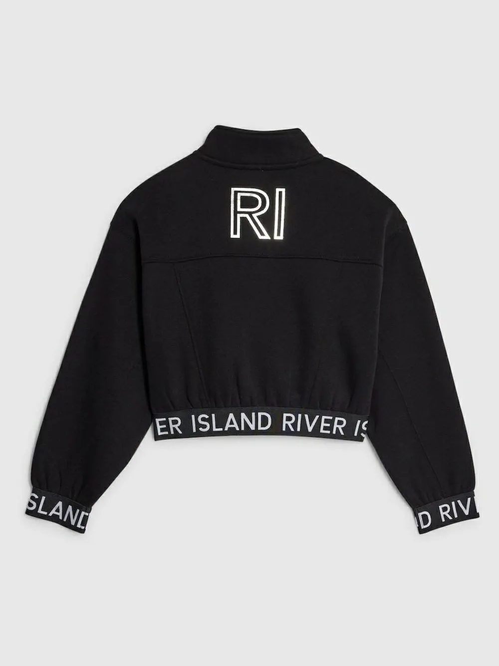 River Island Black Girls Waistband Bomber Jacket^ Jackets & Coats|Snowsuits & Coats