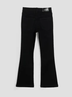 Best River Island Black Key Chain Pocket Flare Jeans
