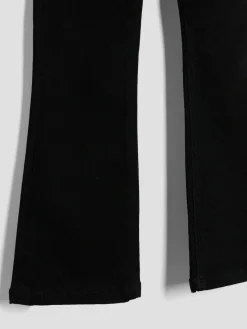 Best River Island Black Key Chain Pocket Flare Jeans