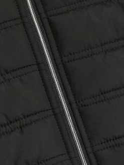 River Island Black Padded Hybrid Hood Jacket^BOY Coats & Jackets|Snowsuits & Coats