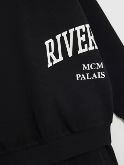 River Island River Varsity Sweatshirt & Jogger Set^BOY Sweat Pants|Sweatshirts & Hoodies