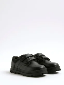 Discount River Island Black Touch and Close Fastening Shoes