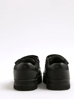 Discount River Island Black Touch and Close Fastening Shoes