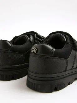 Discount River Island Black Touch and Close Fastening Shoes