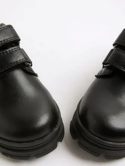 Discount River Island Black Touch and Close Fastening Shoes