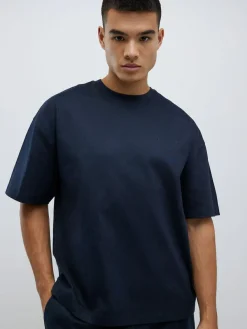 Online River Island Boxy T-Shirt and Shorts Set Blue