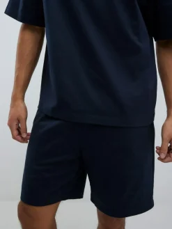 Online River Island Boxy T-Shirt and Shorts Set Blue