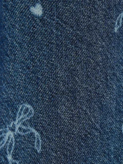 Discount River Island Blue Denim Bow Jeans