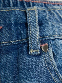 River Island Blue Ripped Straight Jeans^ Jeans